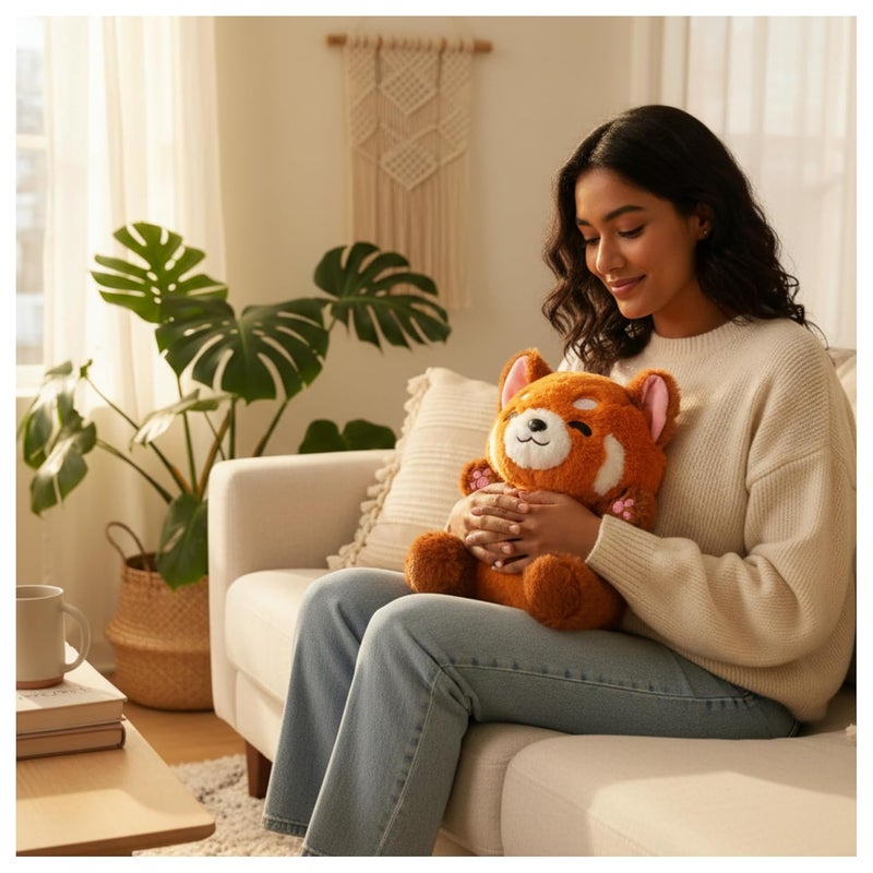Fusked Flufies Breathing Teddy Soft Toys - 25 cm Sensory and Musical Toys for Kids - Image 3